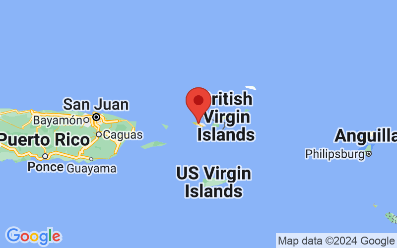Map of Charlotte Amalie, Virgin Islands, U.S.